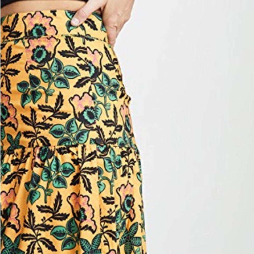 Scotch & Soda Yellow Floral Maxi Skirt - Picture 3 of 10